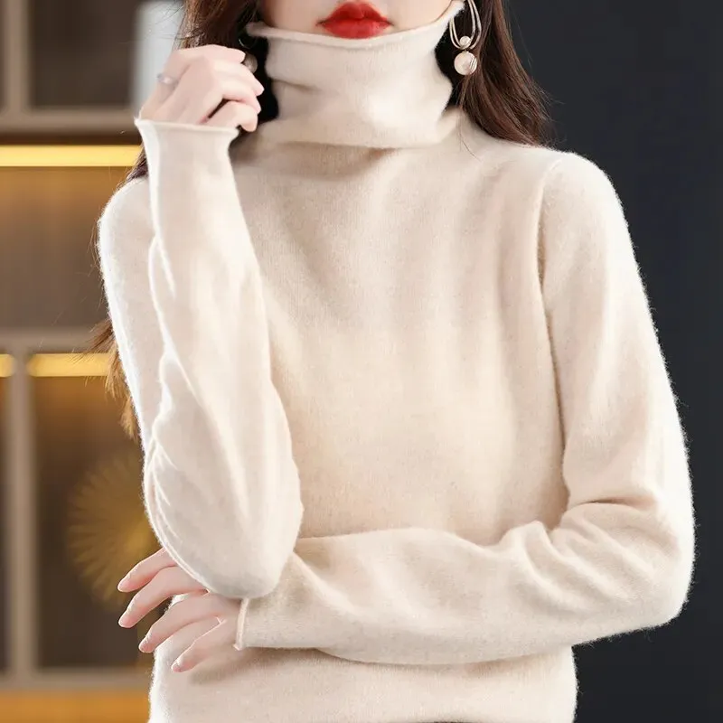 100% Pure Wool Cashmere Sweater Knit Top