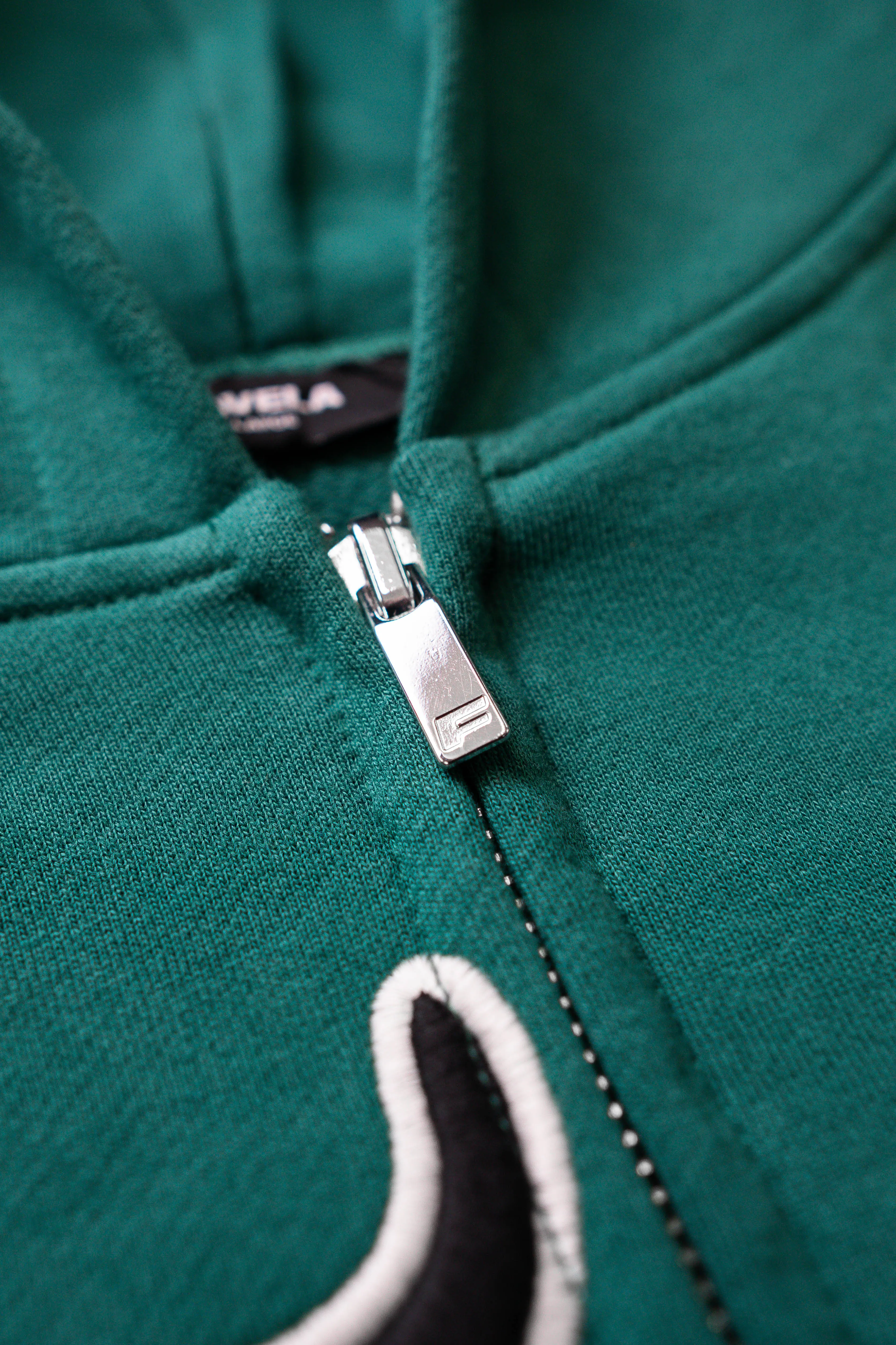 3D COLLEGE FOREST GREEN FRONTZIP