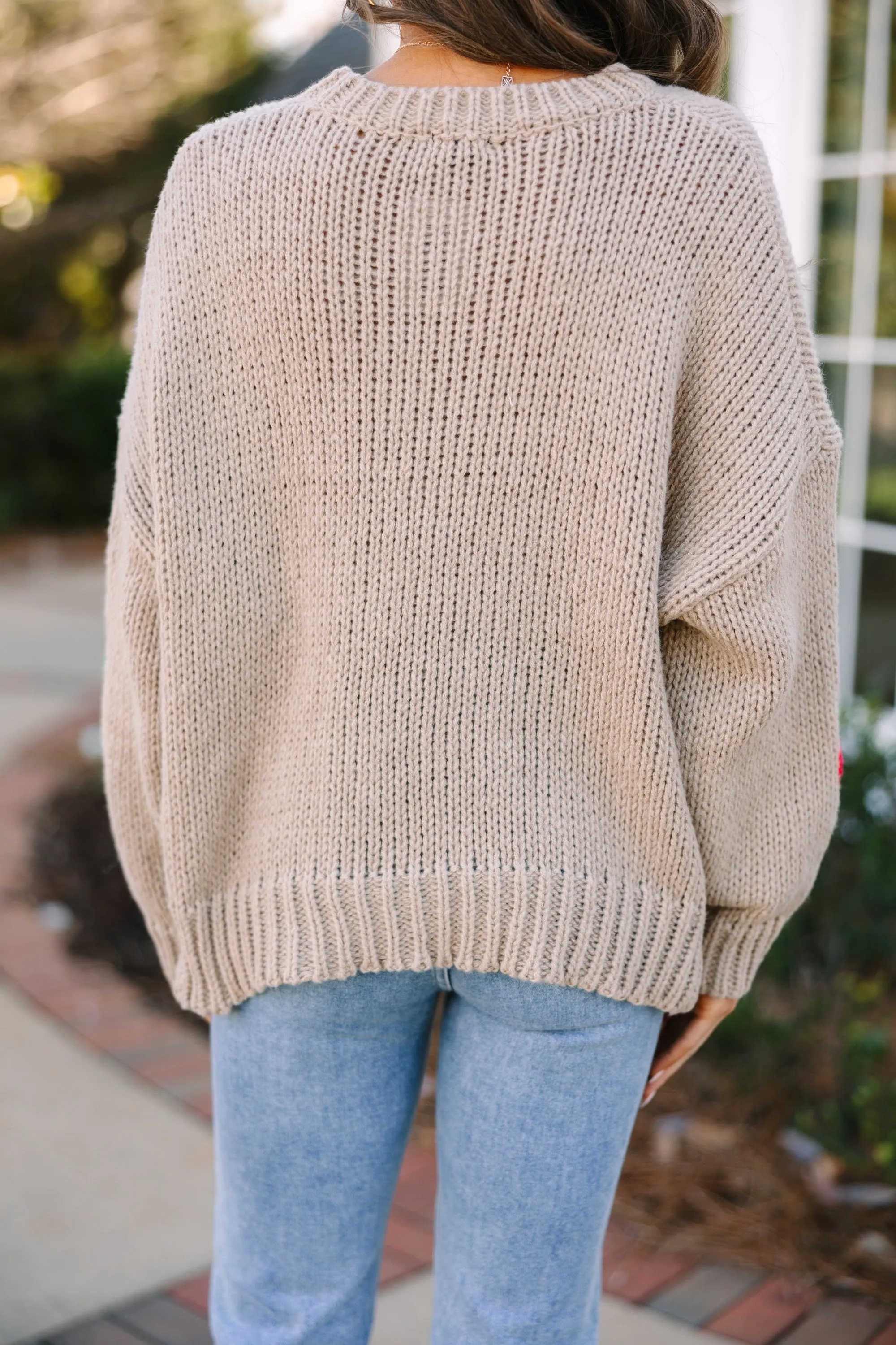 After All Taupe Brown Sweater