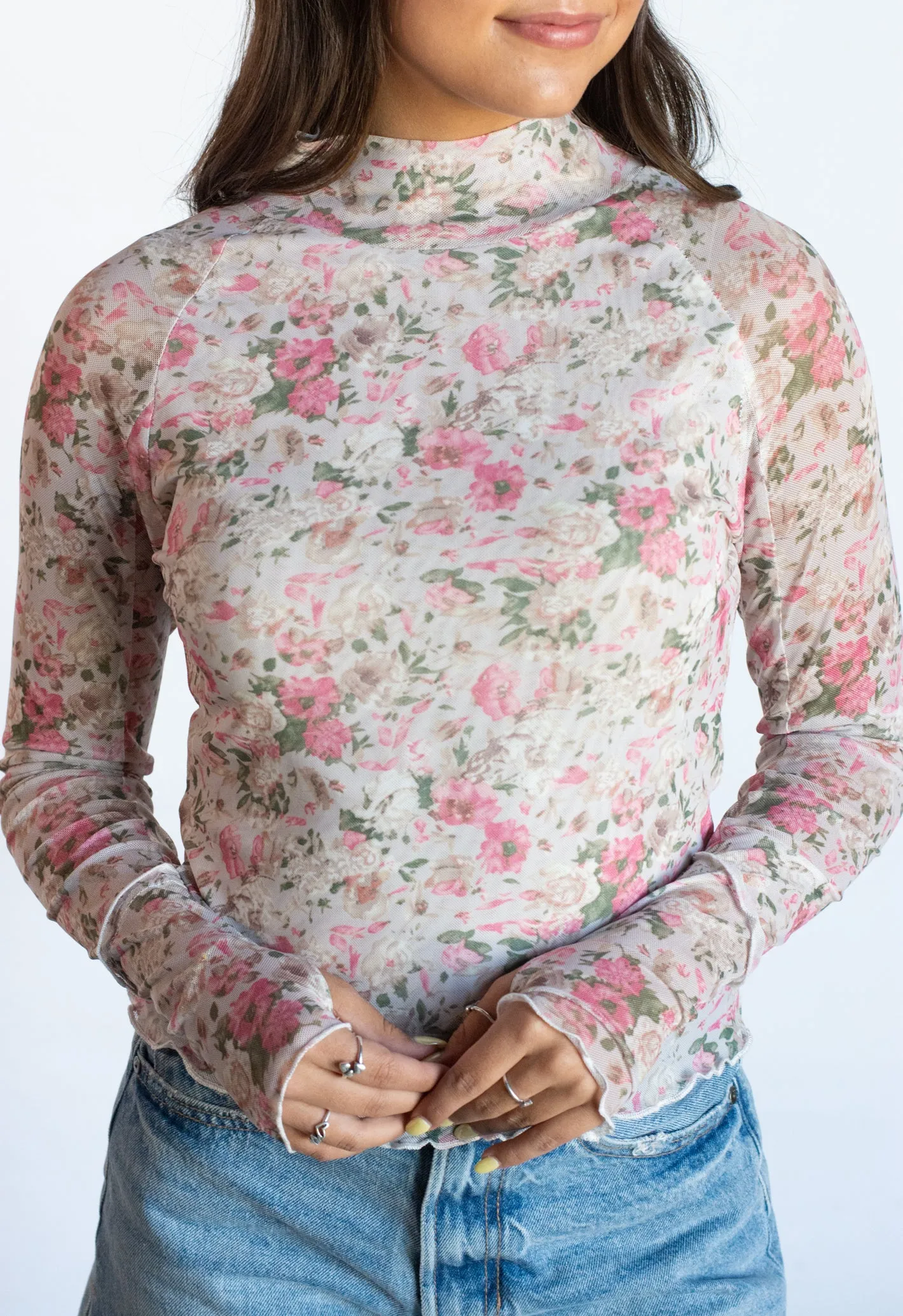 Blooming with Style Cream Floral Top