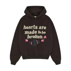 Broken Planet Hearts Are Made Hoodie Soot Black