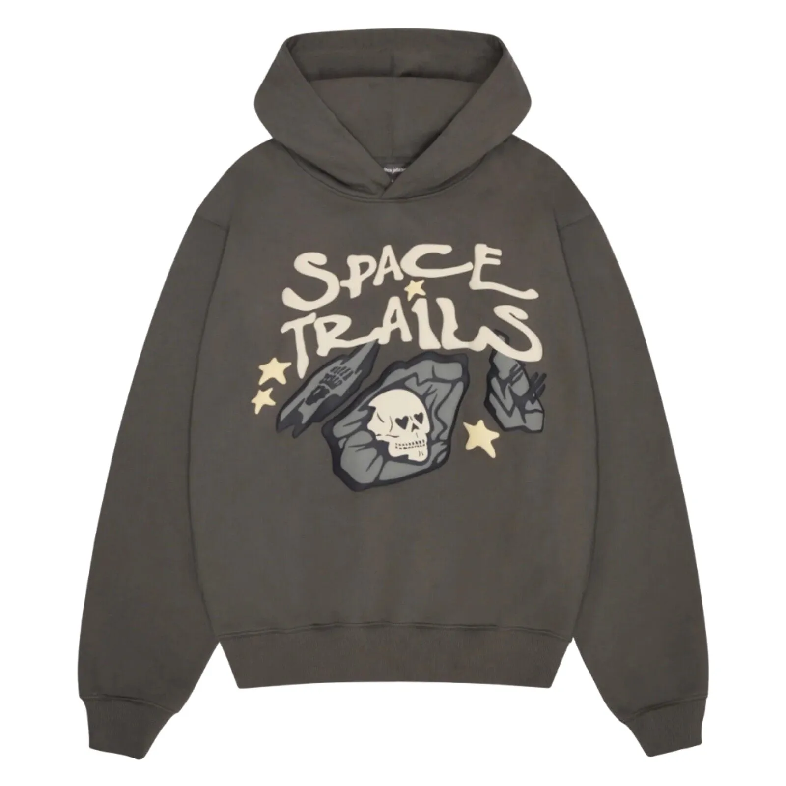 Broken Planet Space Trails Hoodie Beluga Grey