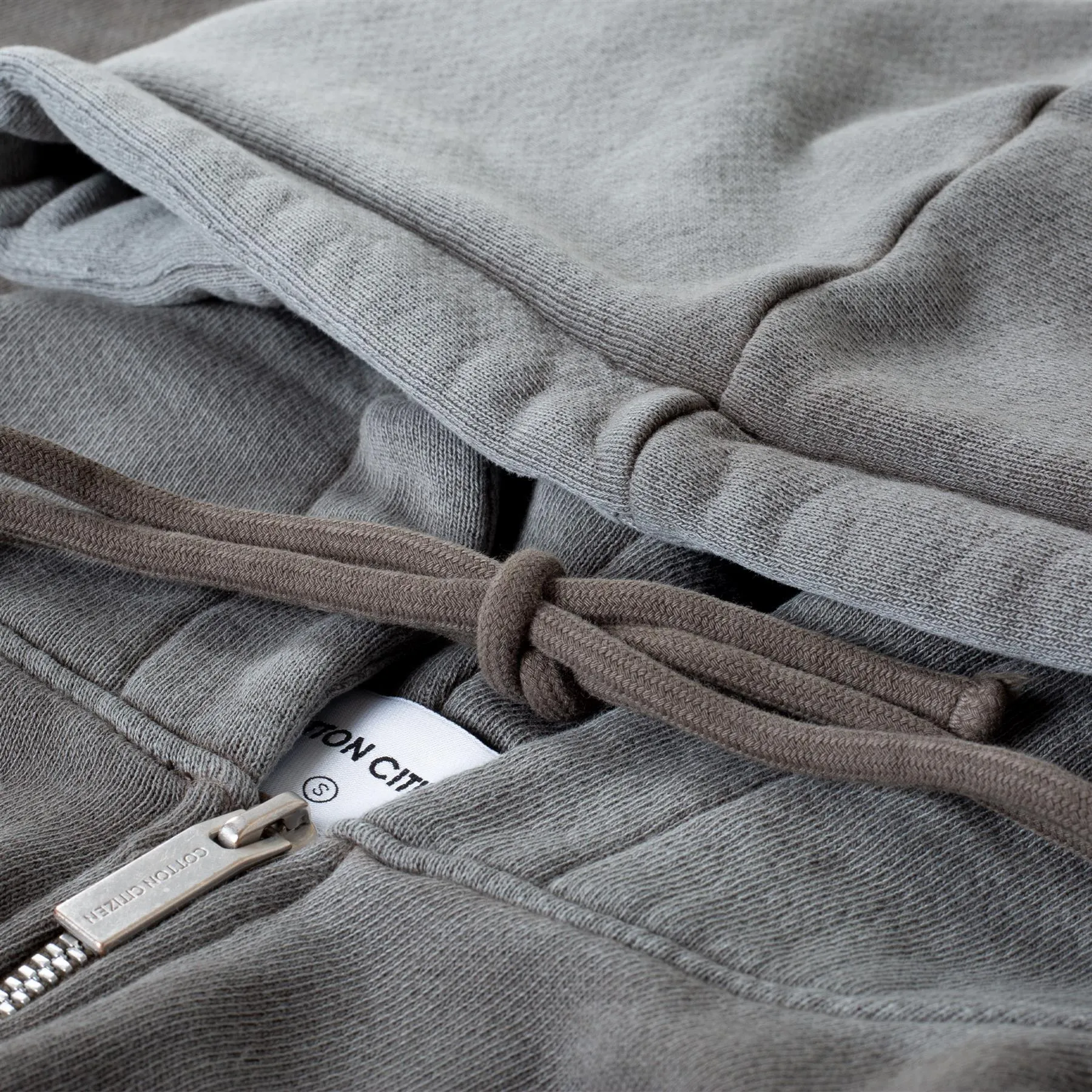 Bronx Zip Hoodie Vintage Taupe