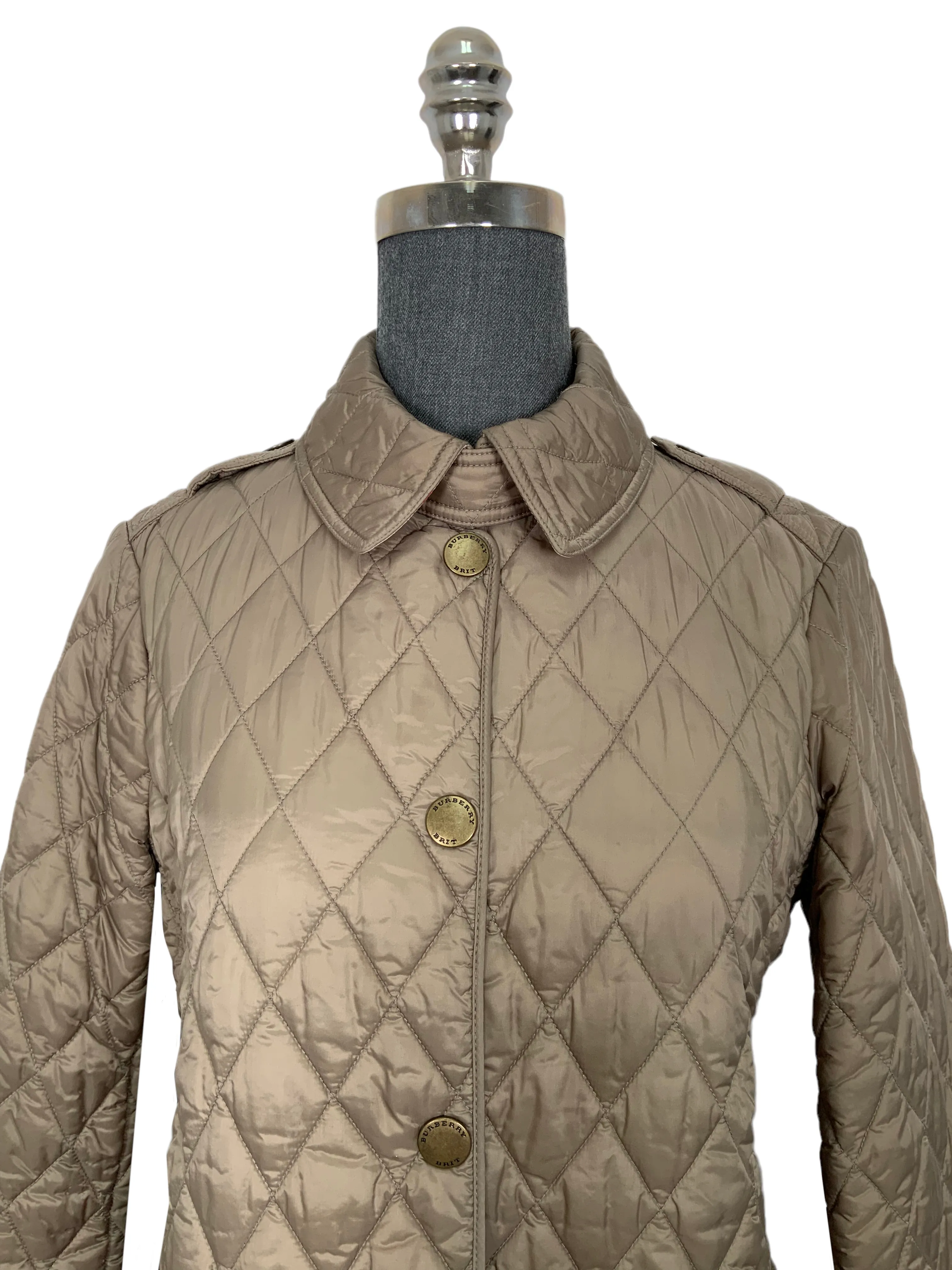 Burberry London Diamond Quilted Jacket Size S