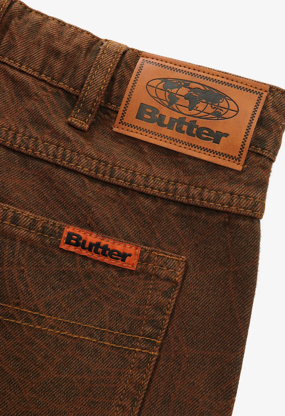 BUTTER GOODS Web denim shorts