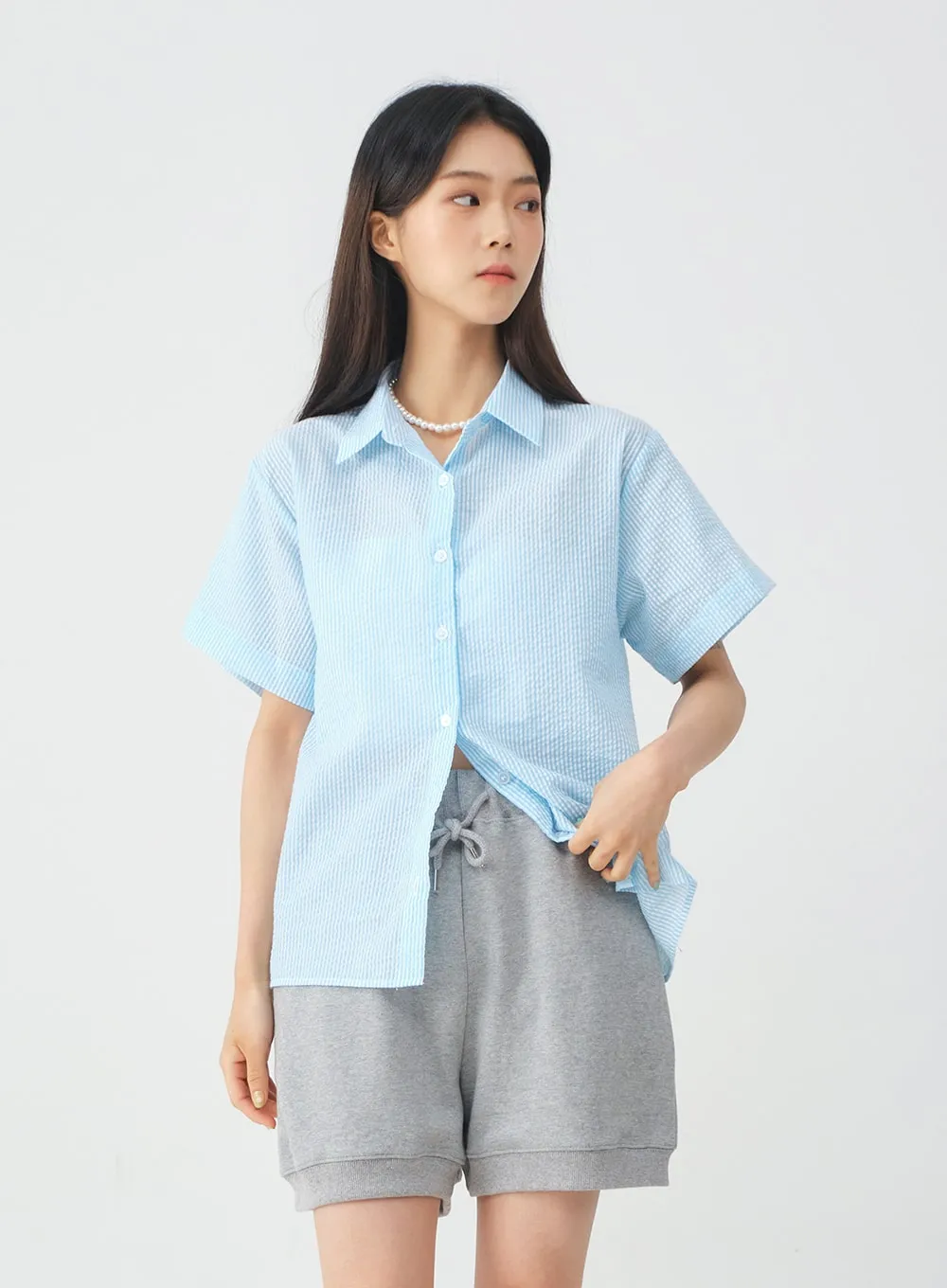 Candy Colored Button-Down Shirt OJ16