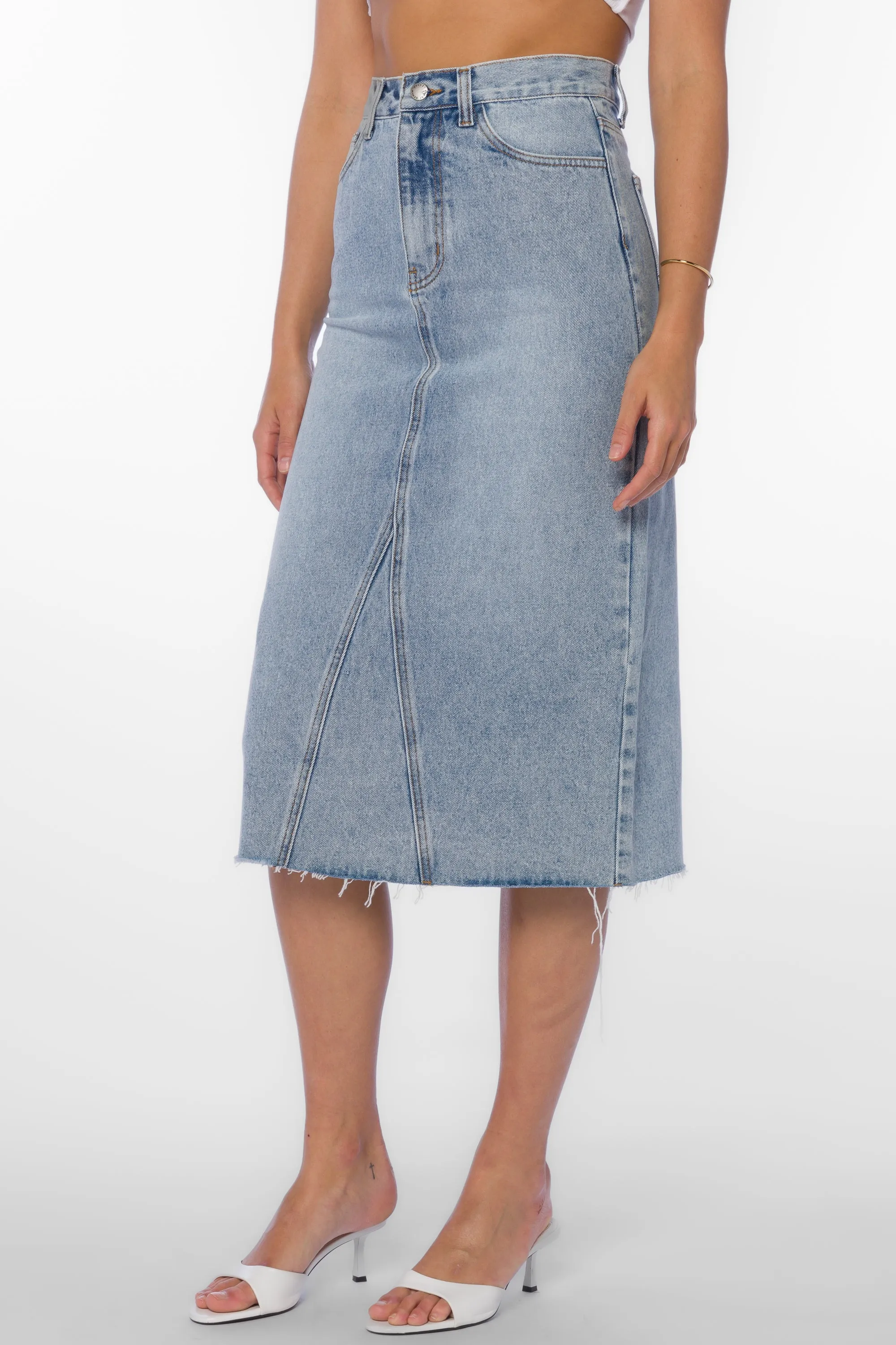 Danica Light Vintage Blue Skirt