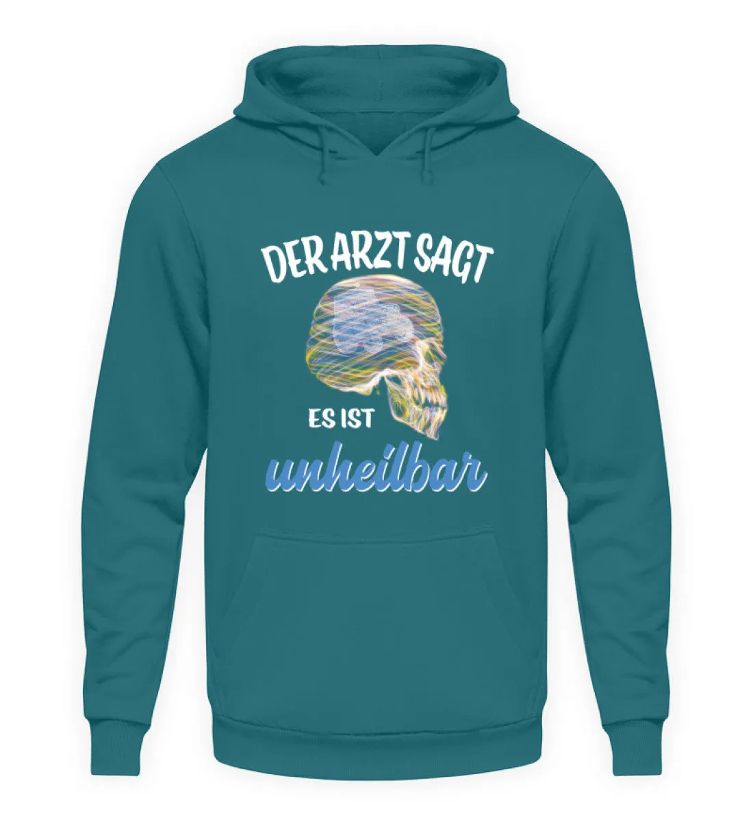 Der Arzt sagt es ist unheilbar - Traktor  - Unisex Kapuzenpullover Hoodie