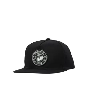 Eagle Round Snapback | Black Charcoal