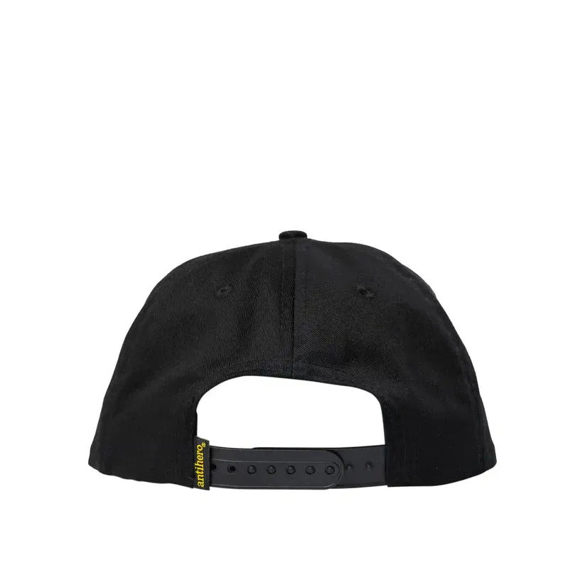 Eagle Round Snapback | Black Charcoal