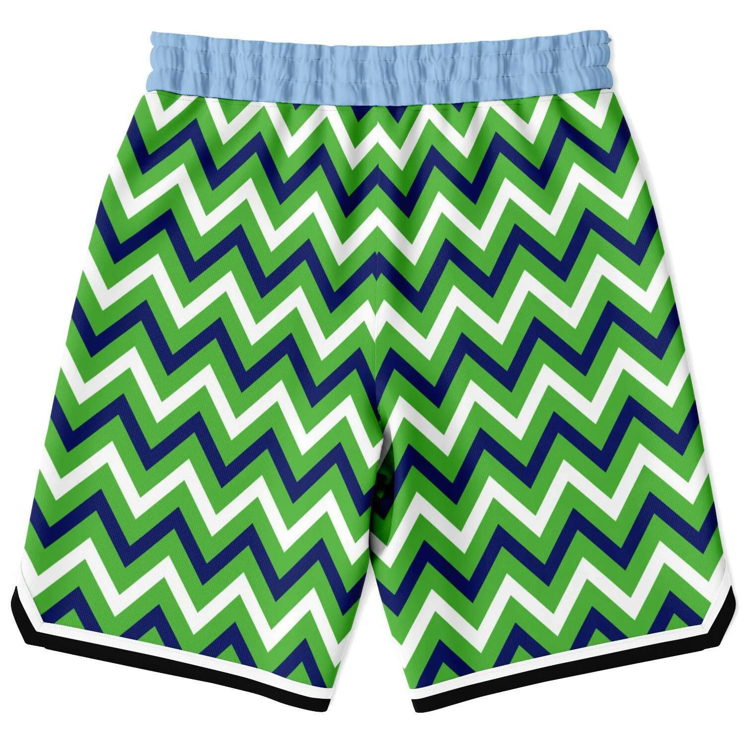 Green Par 4 Unisex Basketball Shorts