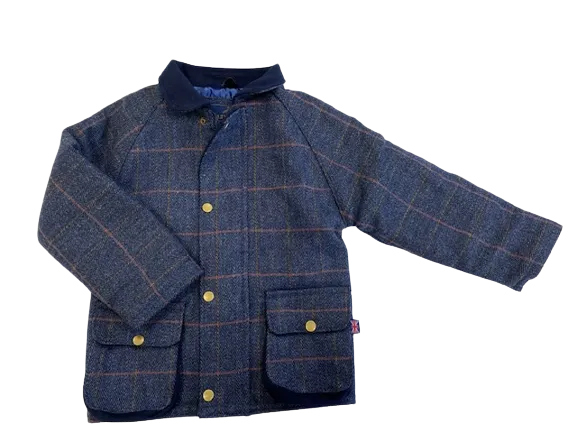 Hazy Blue Boys Girls Country Tweed Jacket Coat