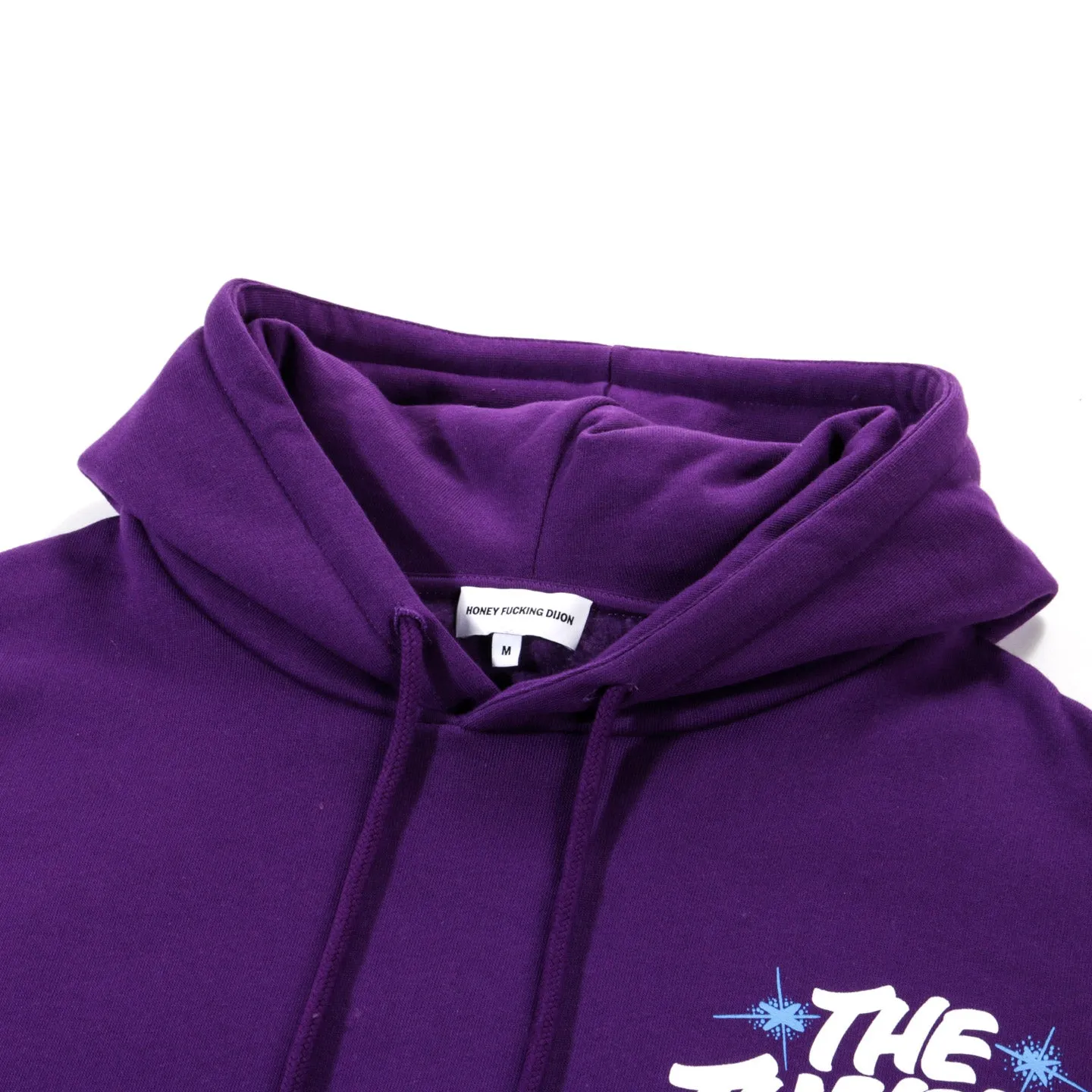 HONEY FUCKING DIJON PETER PAID 'THE TUNNEL' HOODIE DARK PURPLE