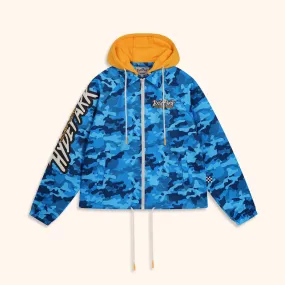 HYDE PARK Find The Zip Coach Jacket (Blue Camo)