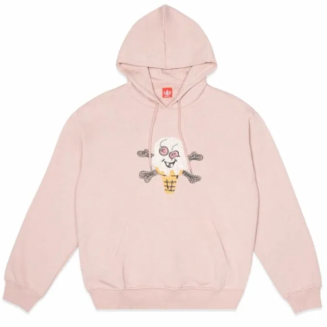 Ice Cream Croissant Hoodie (Rose Smoke) 431-9305