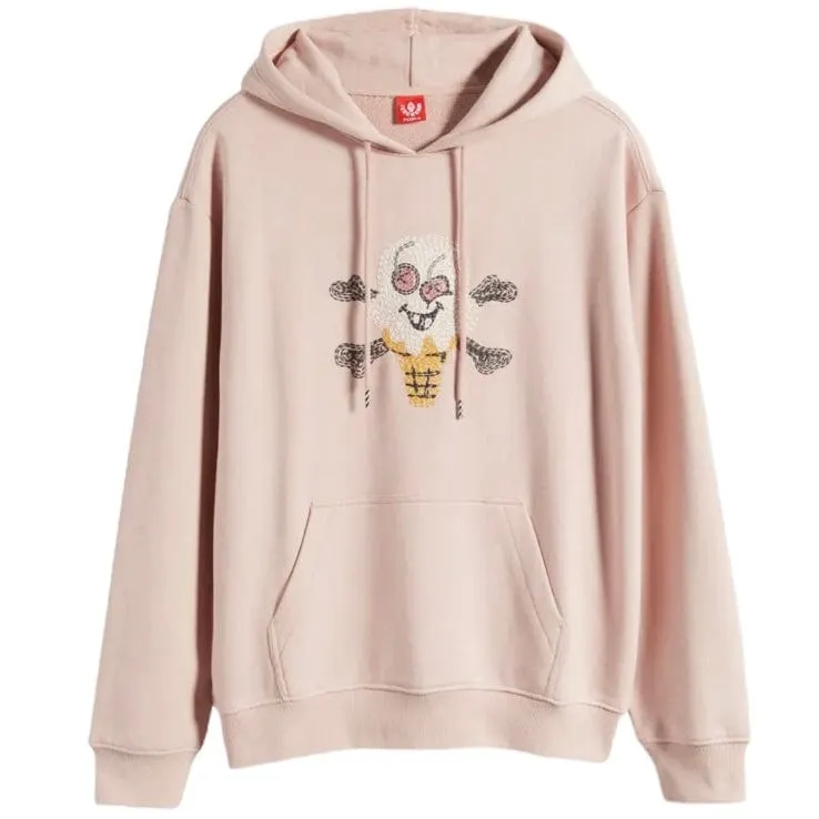 Ice Cream Croissant Hoodie (Rose Smoke) 431-9305