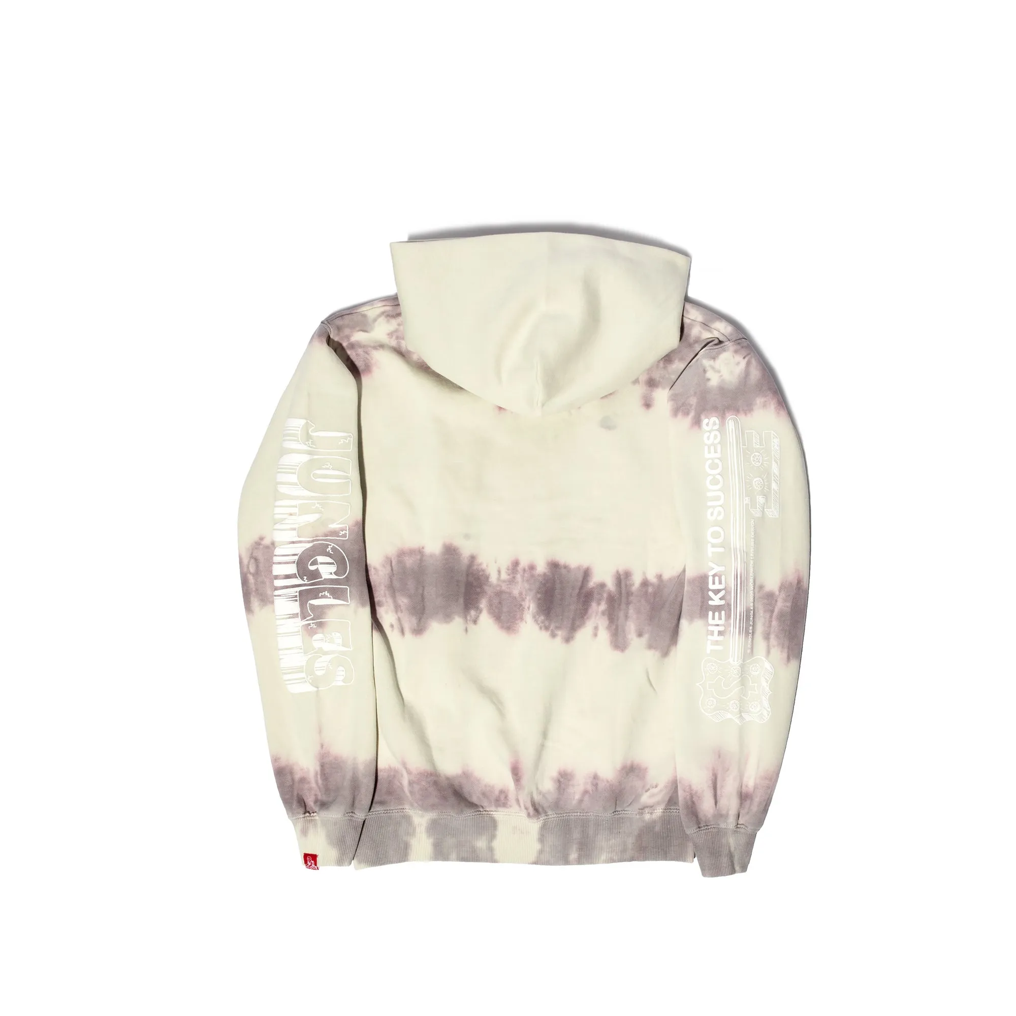 Jungles Mens Double Fast Luck Hoodie 'Tie Dye'