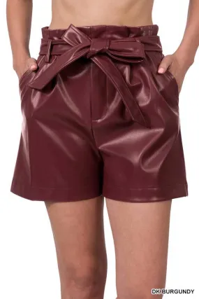 Leather Shorts