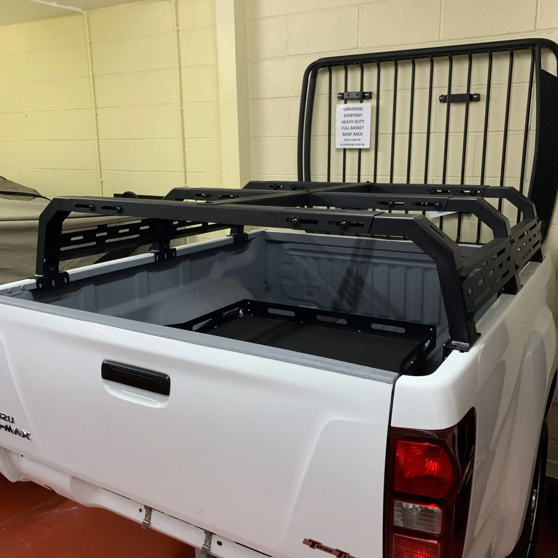 Low Height Adjustable Load Bed Roof Top Tent Cargo Rack for Ford Ranger 98-05