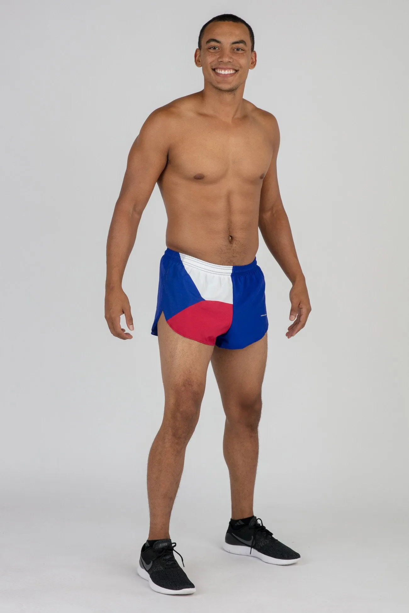 Men's 1" Elite Split Shorts- Czech Republic