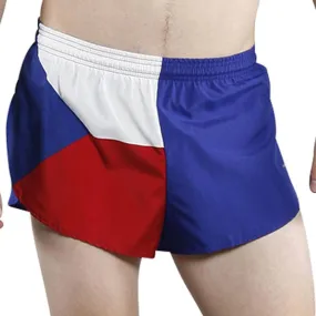 Men's 1" Elite Split Shorts- Czech Republic