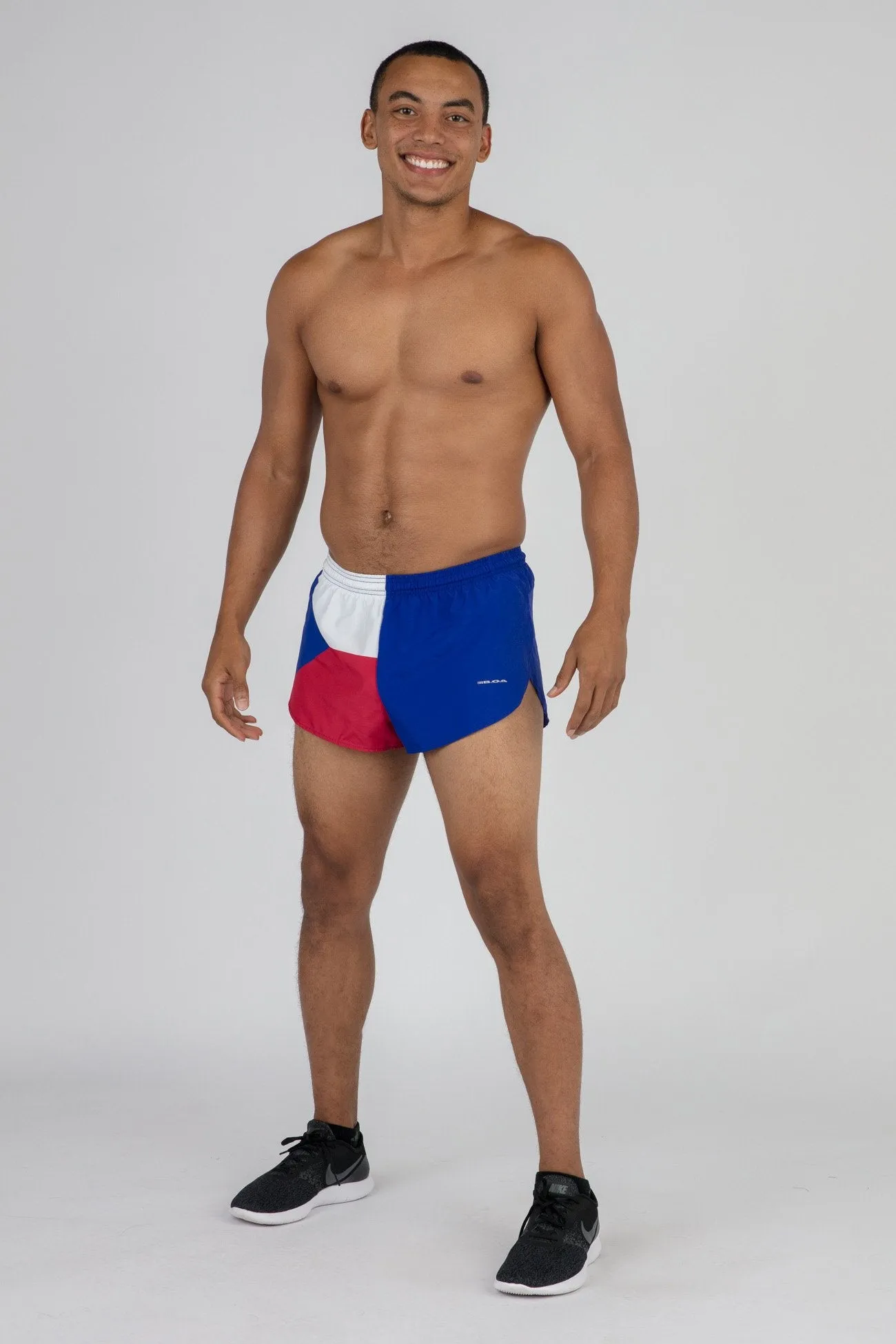 Men's 1" Elite Split Shorts- Czech Republic