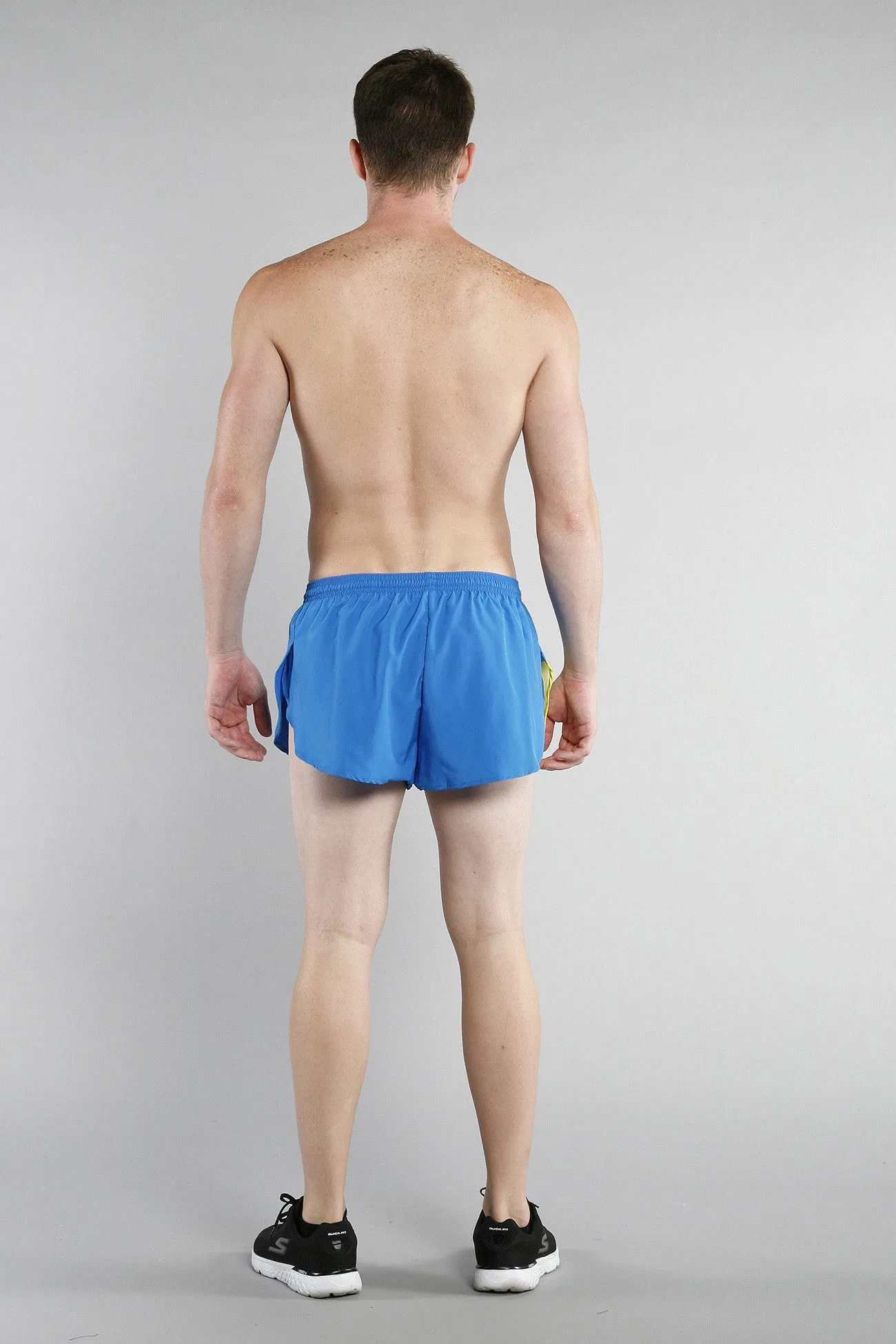 Men's 1" Elite Split Shorts- Ukraine