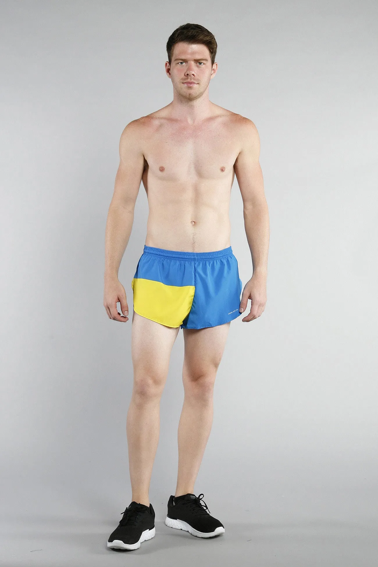 Men's 1" Elite Split Shorts- Ukraine