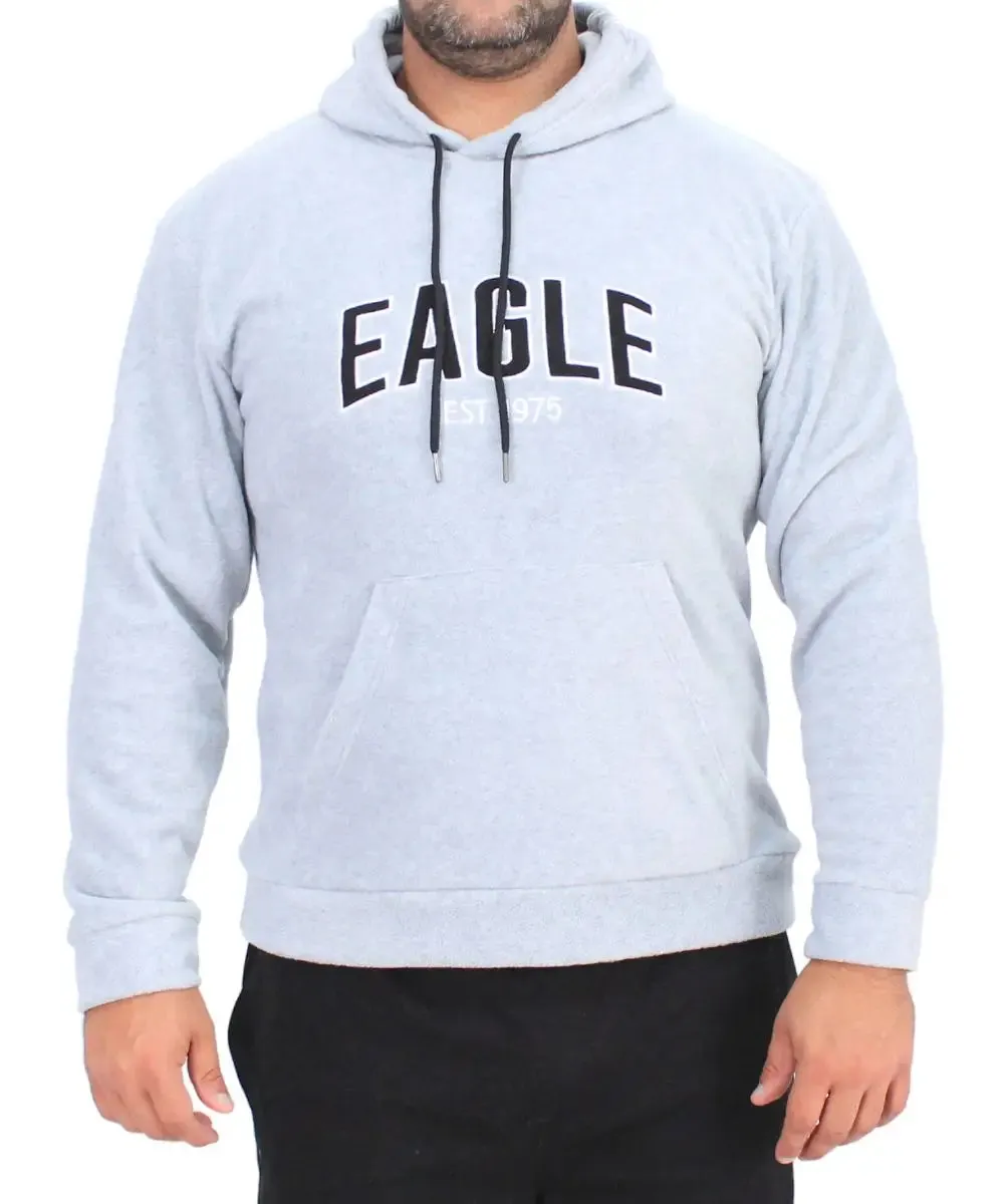 Mens Eagle Fleece Hoody