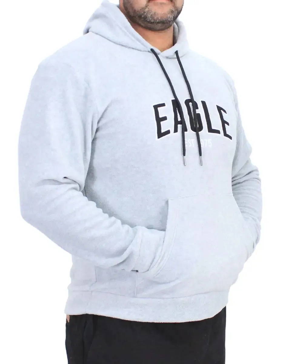 Mens Eagle Fleece Hoody