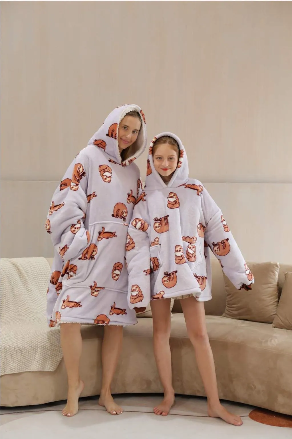 My Snuggy - Kids Sloth Hoodie Blanket