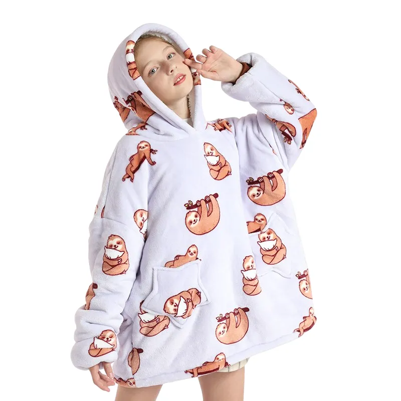 My Snuggy - Kids Sloth Hoodie Blanket