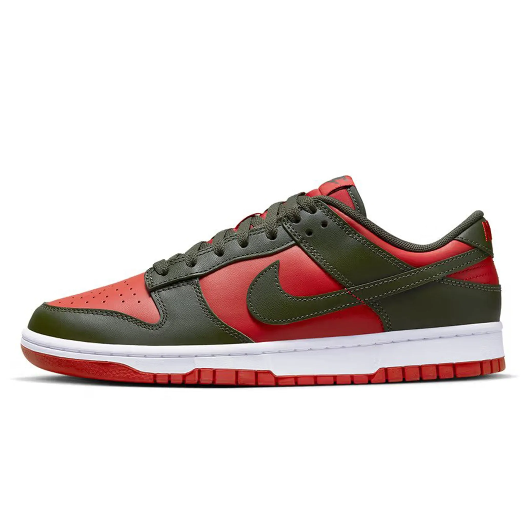 NIKE DUNK LOW MYSTIC RED CARGO KHAKI 2023