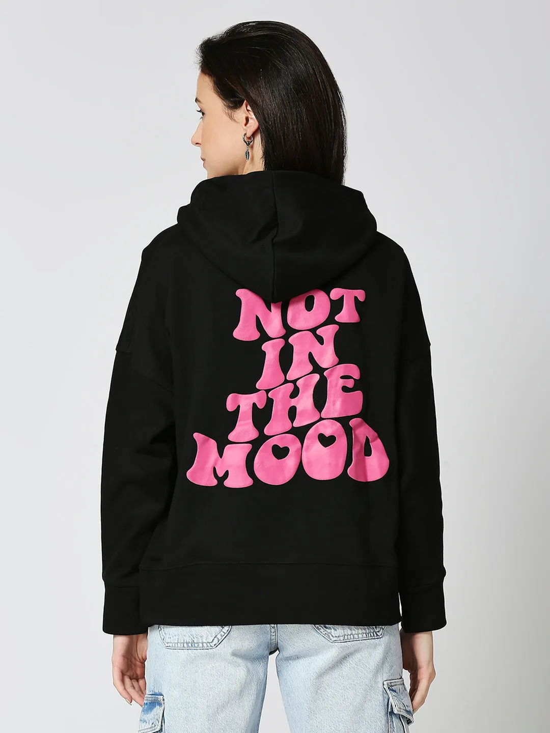 Oversized Women’s Black Hoodie