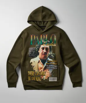 Pablo Cover Hoodie - Olive Green