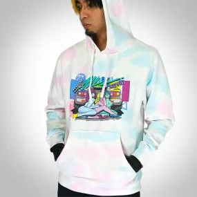 Pantidoroppu Tie Dye Cotton Candy Hoodie