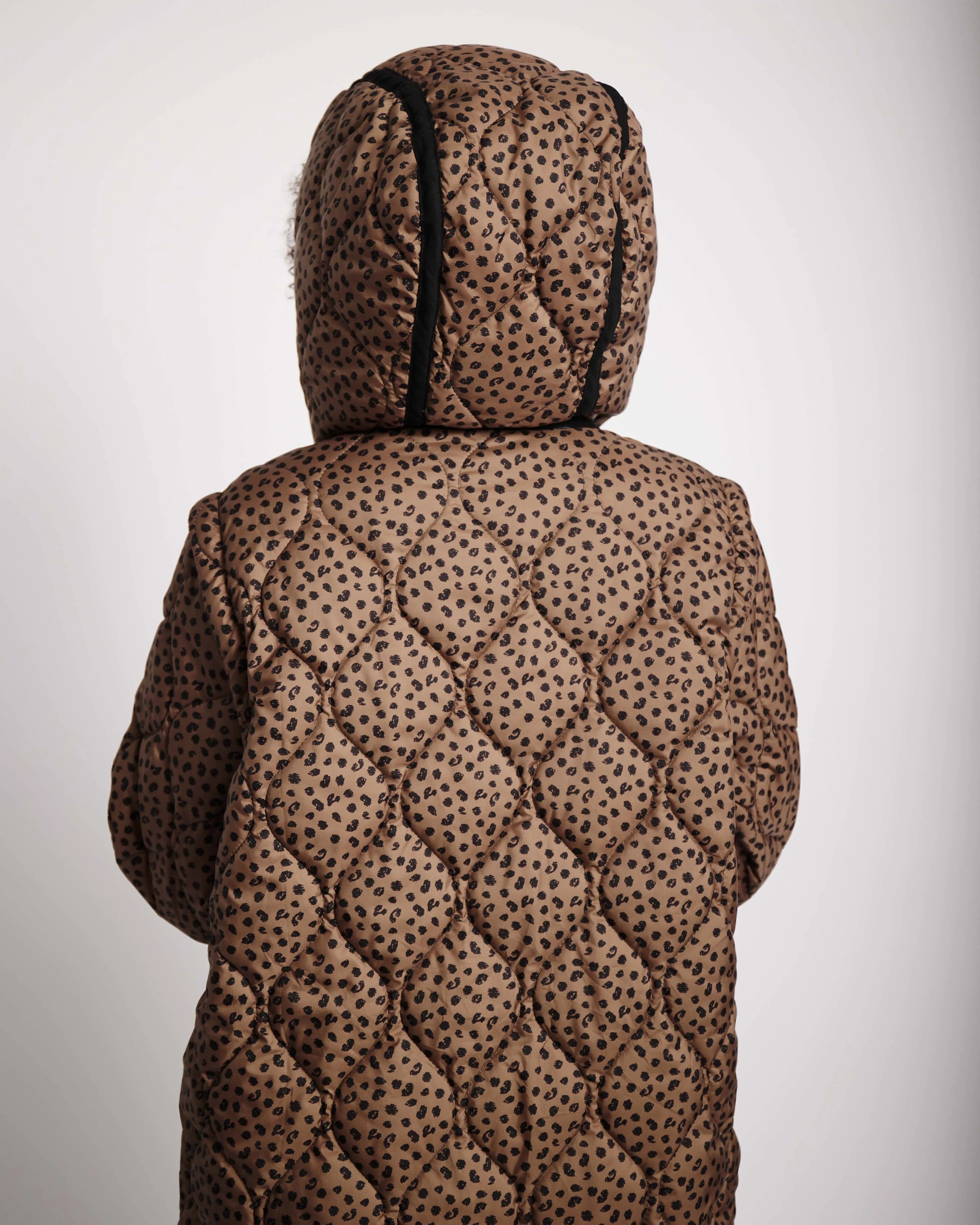 Quilted Puffer in Animal