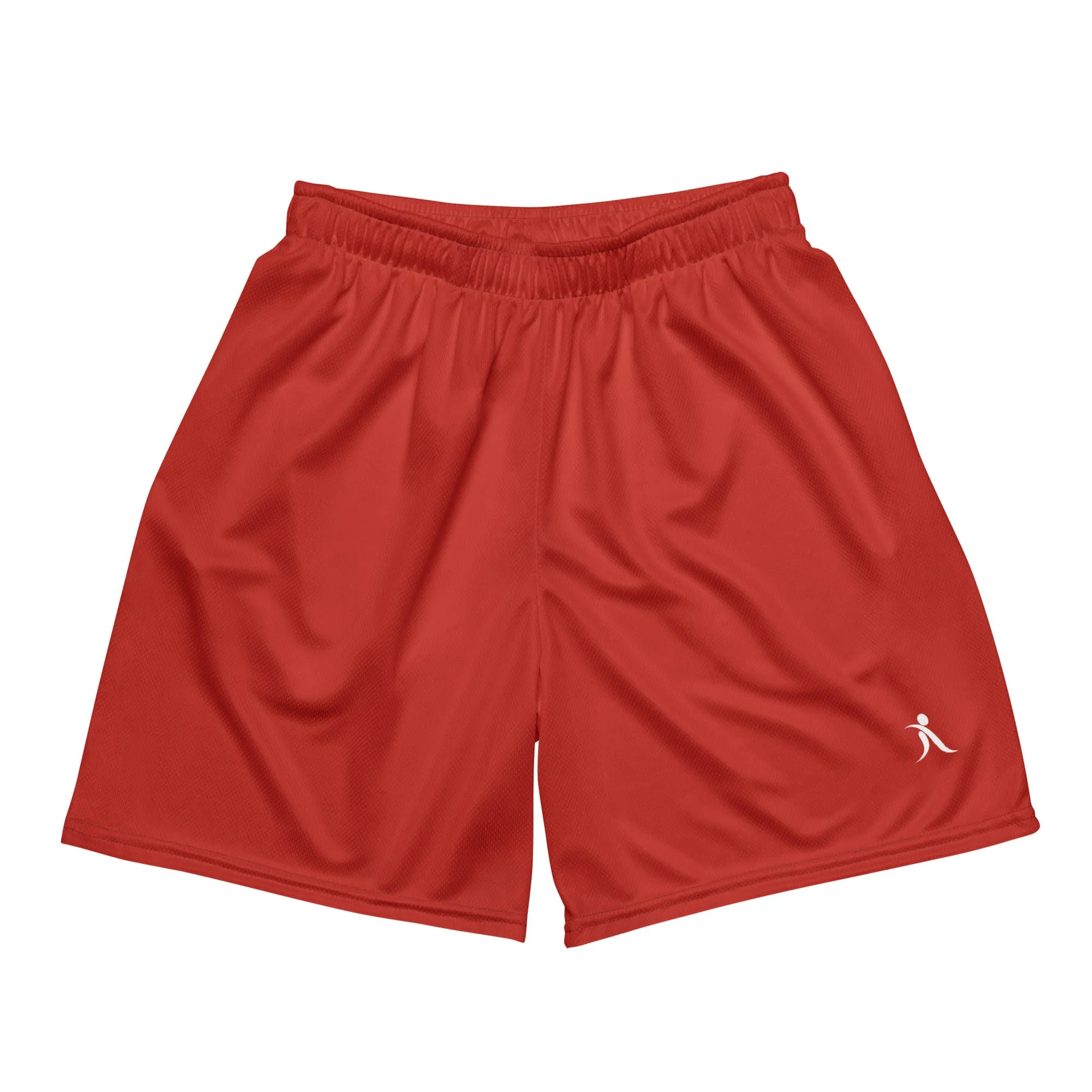 Red Mesh Shorts