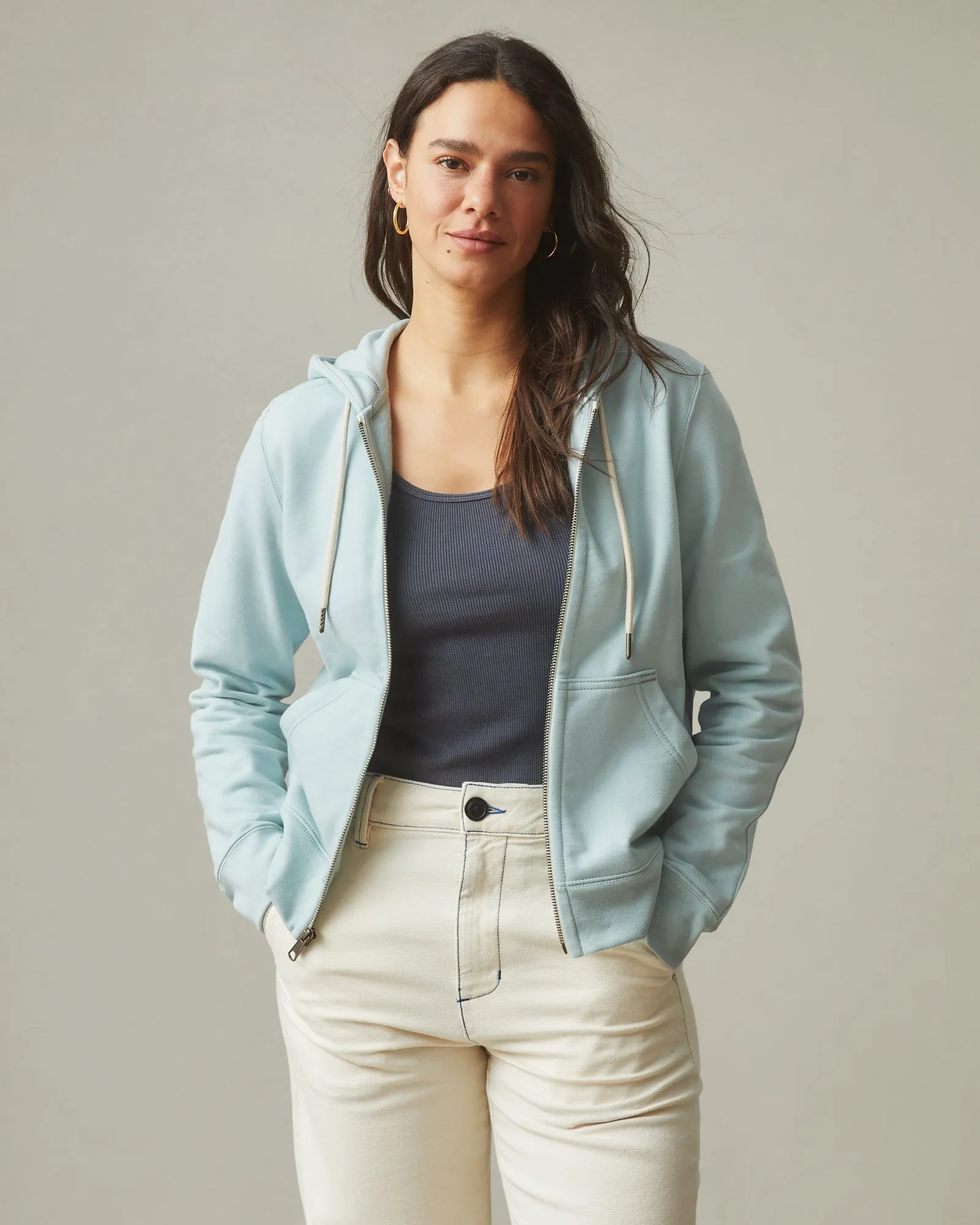 Relaxed Classic Full Zip - West Wind