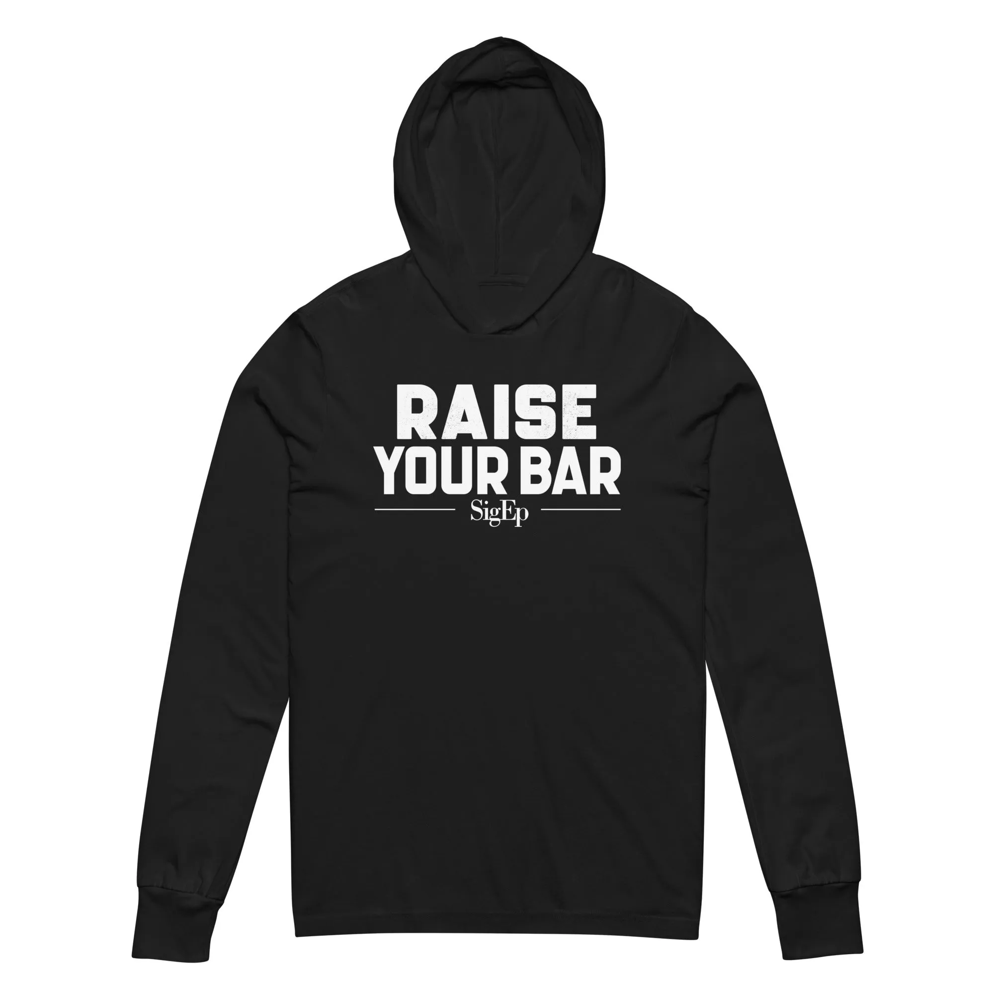 SigEp Raise Your Bar Hooded Long Sleeve T-Shirt