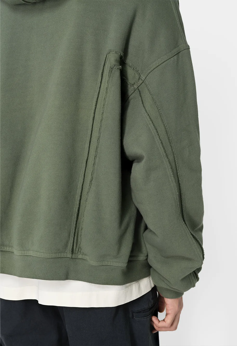 Slab Full-Zip Hoodie / Olive