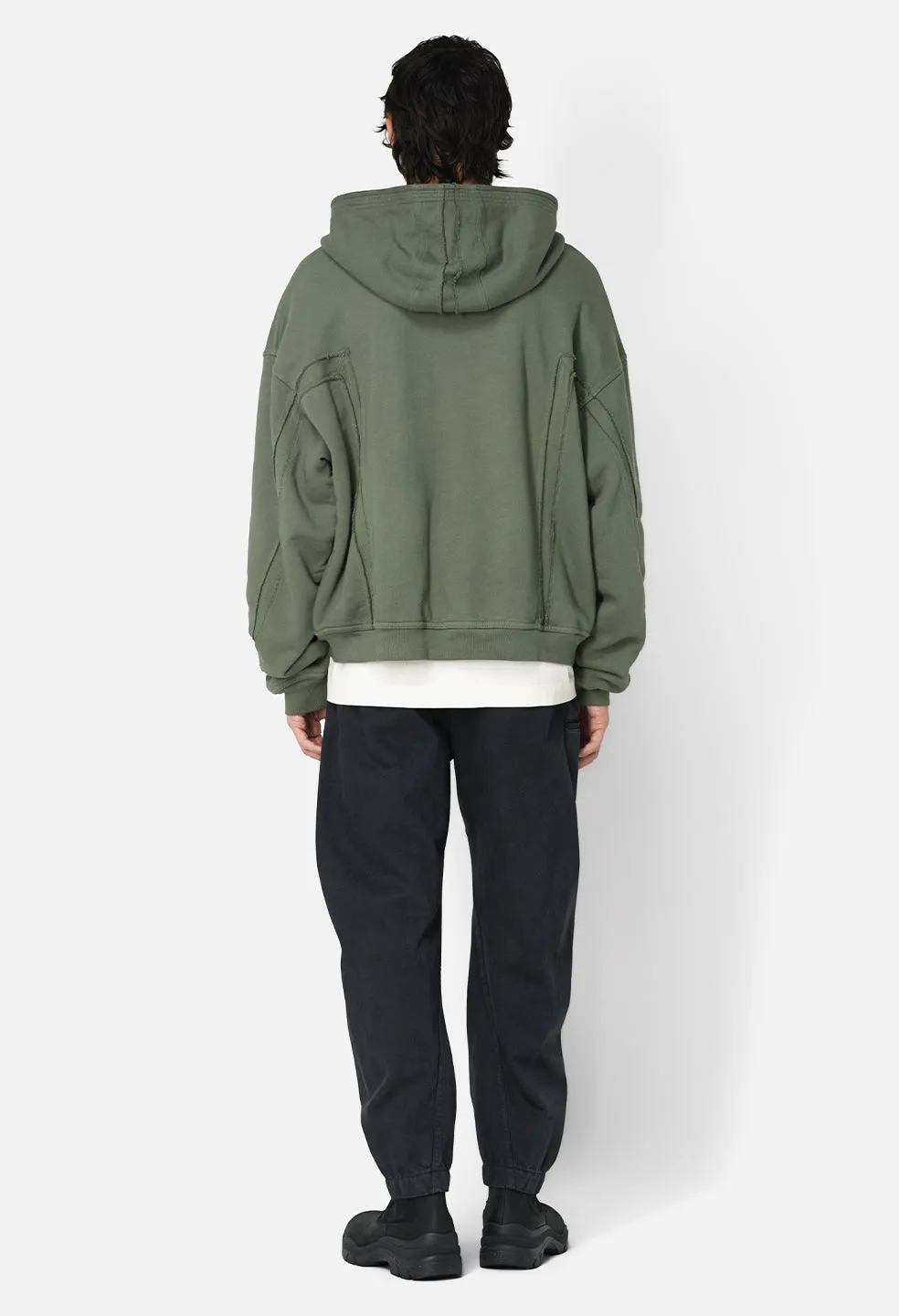 Slab Full-Zip Hoodie / Olive