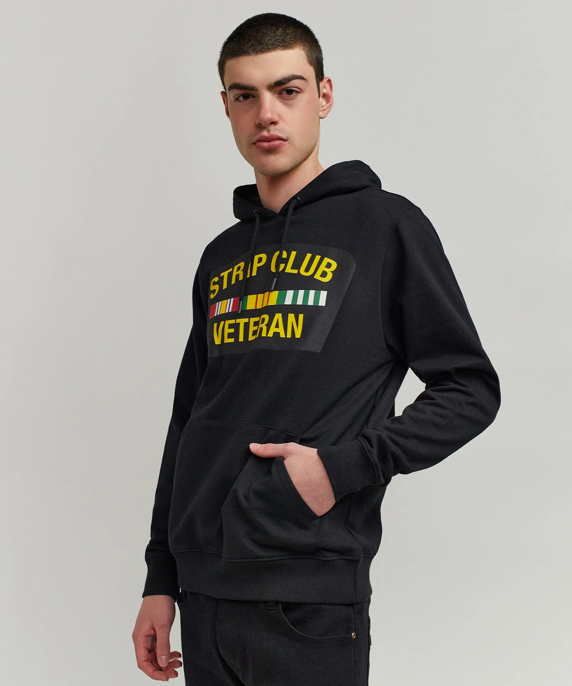 Strip Club Veteran Hoodie - Black