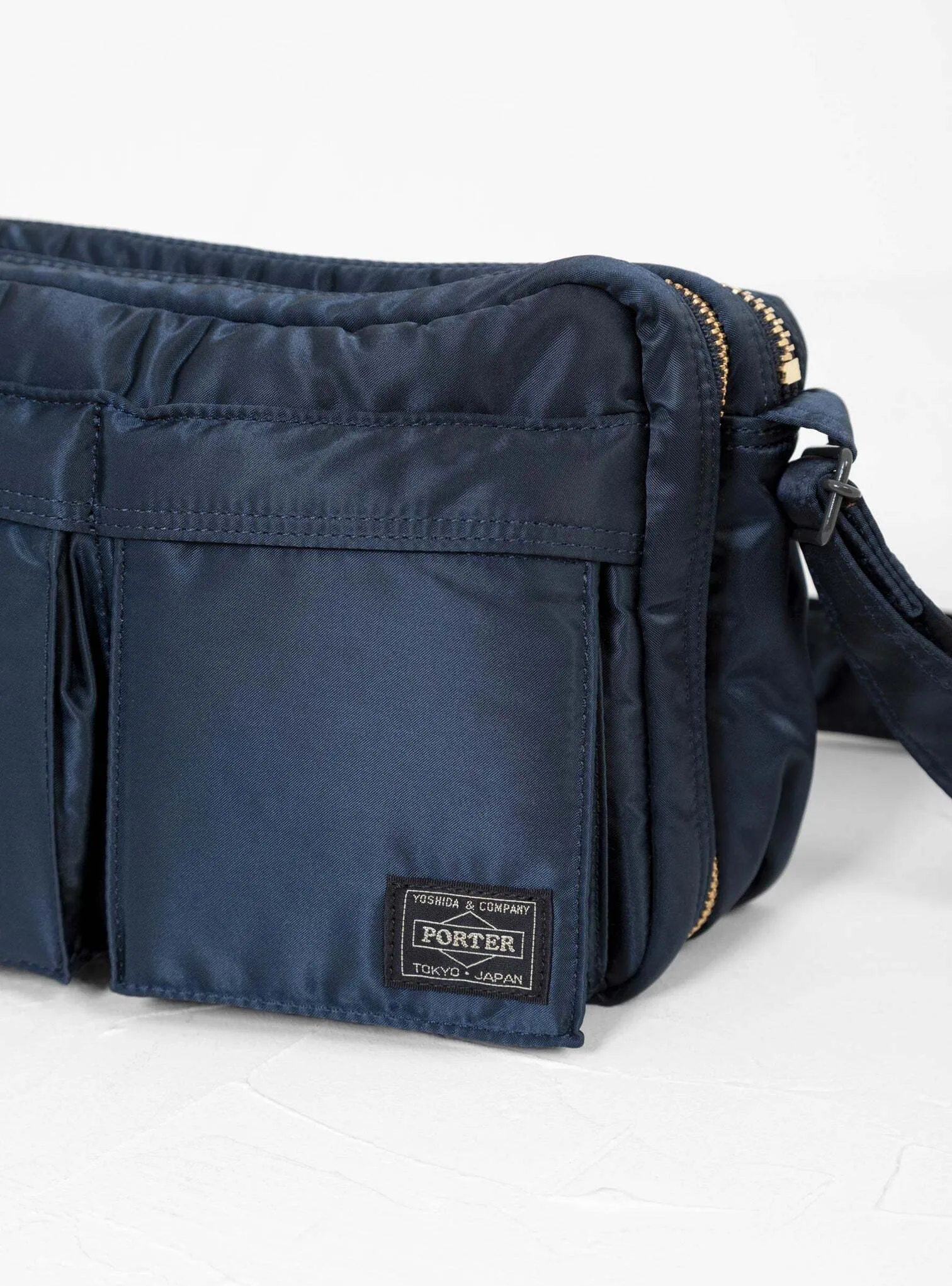 TANKER Shoulder Bag Large Iron Blue