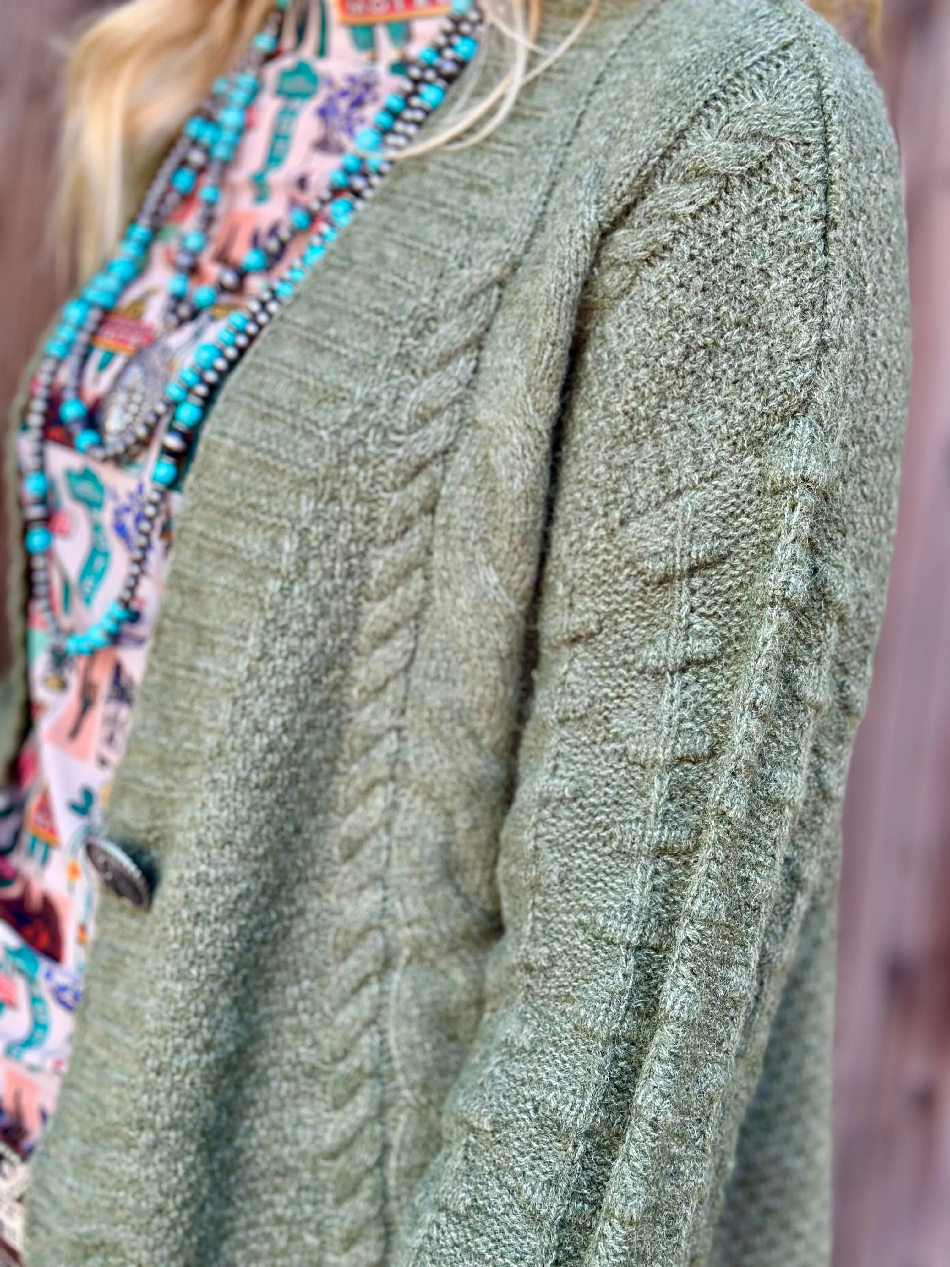 The Saguaro  Cactus Cardigan