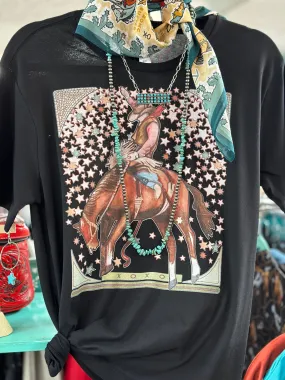 The Star Struck Bronc Rider Tee