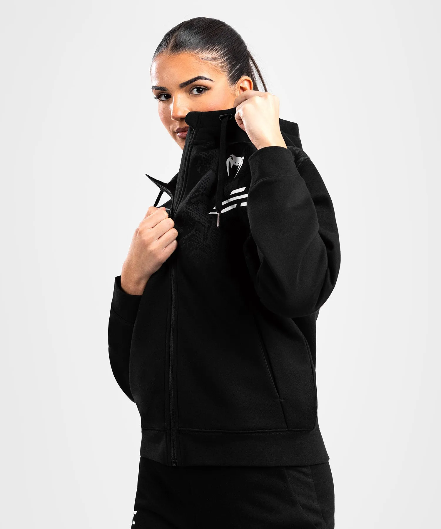 UFC Adrenaline by Venum Replica  Women’s Zip Hoodie - Black