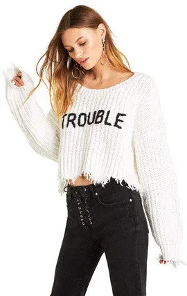 Wildfox Trouble Storm Sweater