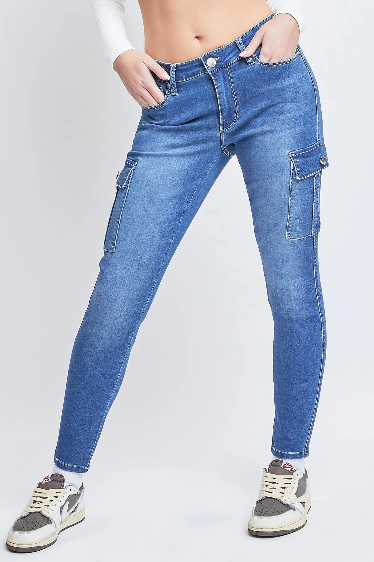 Women's Essential Hyperdenim Skinny Cargo Jeans