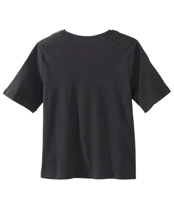 Women's Recovery Top with Zipper Access